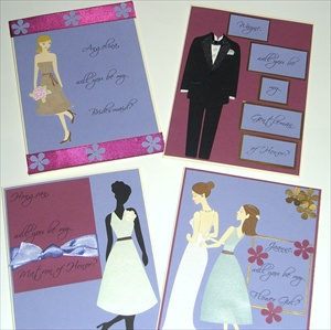 Custom Wedding Party Cards