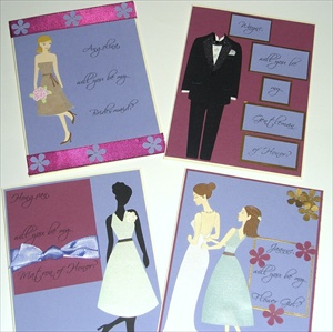 Custom Wedding Party Cards